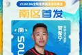 贺希宁入选2026CBA全明星周末南区首发