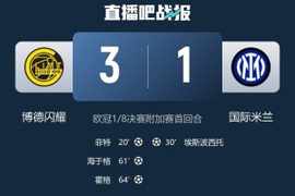 战胜国米！博德闪耀是首支在欧冠淘汰赛中取胜的挪威球队