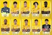 西海岸一线队名单及号码：李昊16号，戴维森11号，新援雷森德23号