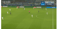 新鹏城客场1-0领先申花！周定洋射门被封堵，阿代米破门